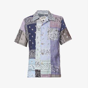 Overlord Up-Cycled Bandana Short Sleeve Shirt